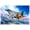 Unframe-style, variant on F-15 Eagle Fighter Jet Canvas Wall Art Dynamic Military Aviation Art Print with Tiger Tail Fin & Afterburner Flames Wall Decor for Home Office Living Room