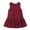 Red, variant on Linen Ruffle Dresses Toddler Girls Sleeveless Aline Tank Dress Lightweight Casual Going Out Outfits Khaki, Size 5 Y