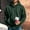 #130-Army Green, variant on Men Striped Half Zip Hooded Sweatshirt Fleece Lined Kangaroo Pocket Long Sleeve Casual Pullover Hoodie For Fall Winter Gray S Gift