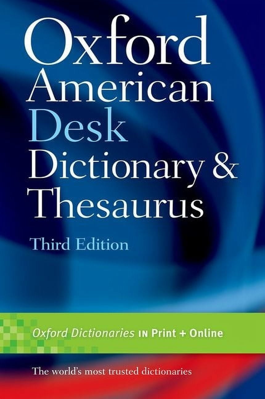 Oxford American Desk Dictionary and Thesaurus (Hardcover