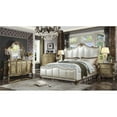 thumbnail image 2 of Acme Dresden II Bed in PU & Gold Patina, Multiple Bedsizes, 2 of 4