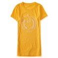 thumbnail image 1 of Aeropostale University Of - Playera adornada para mujer, amarilla, pequeña Aeropostale Camiseta adornada, 1 of 2