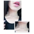thumbnail image 4 of Collier de Mode Simple Élégant Collier Clavicule en Forme de Perle Collier Ras-du-Cou pour Femmes, 4 of 10