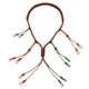 thumbnail image 3 of Cordones de La Del Del de La Del Depredador con 12 Lazos Ajustables rojo Macarena Cordón de silbato de pato, 3 of 8