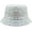 White, variant on Women Bucket Hat Reversible Double-Side-Wear Shiny Glitter Sequin Sun Cap for Travel Beach Unisex Outdoor