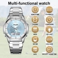 thumbnail image 4 of SKMEI Watches for Men Military Digital Watch Sports LED Waterproof Wristwatch Multifunctional Stainless Steel Mens Watch, 4 of 10
