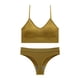 thumbnail image 1 of Ropa interior de mujer sin aros de acero, sujetador deportivo con tirantes, camiseta sin mangas y pantalones, fajas para mujer, 1 of 2