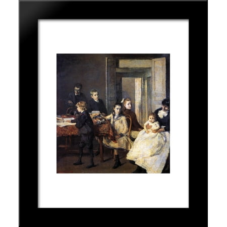 The Children of Francois van Rysselberghe 20x24 Framed Art Print by Theo van Rysselberghe