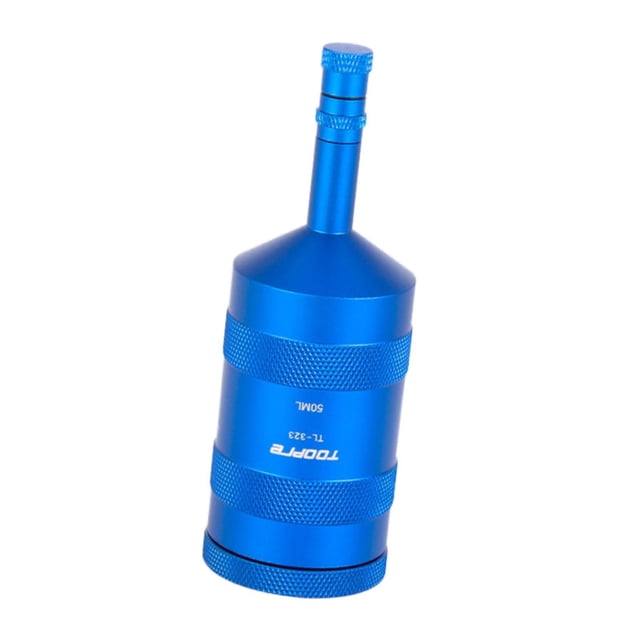 Inyector de aceite para bicicleta de montaña, repuesto, equipo, herramienta de reparación, herramienta de llenado de aceite Azul 50 ml