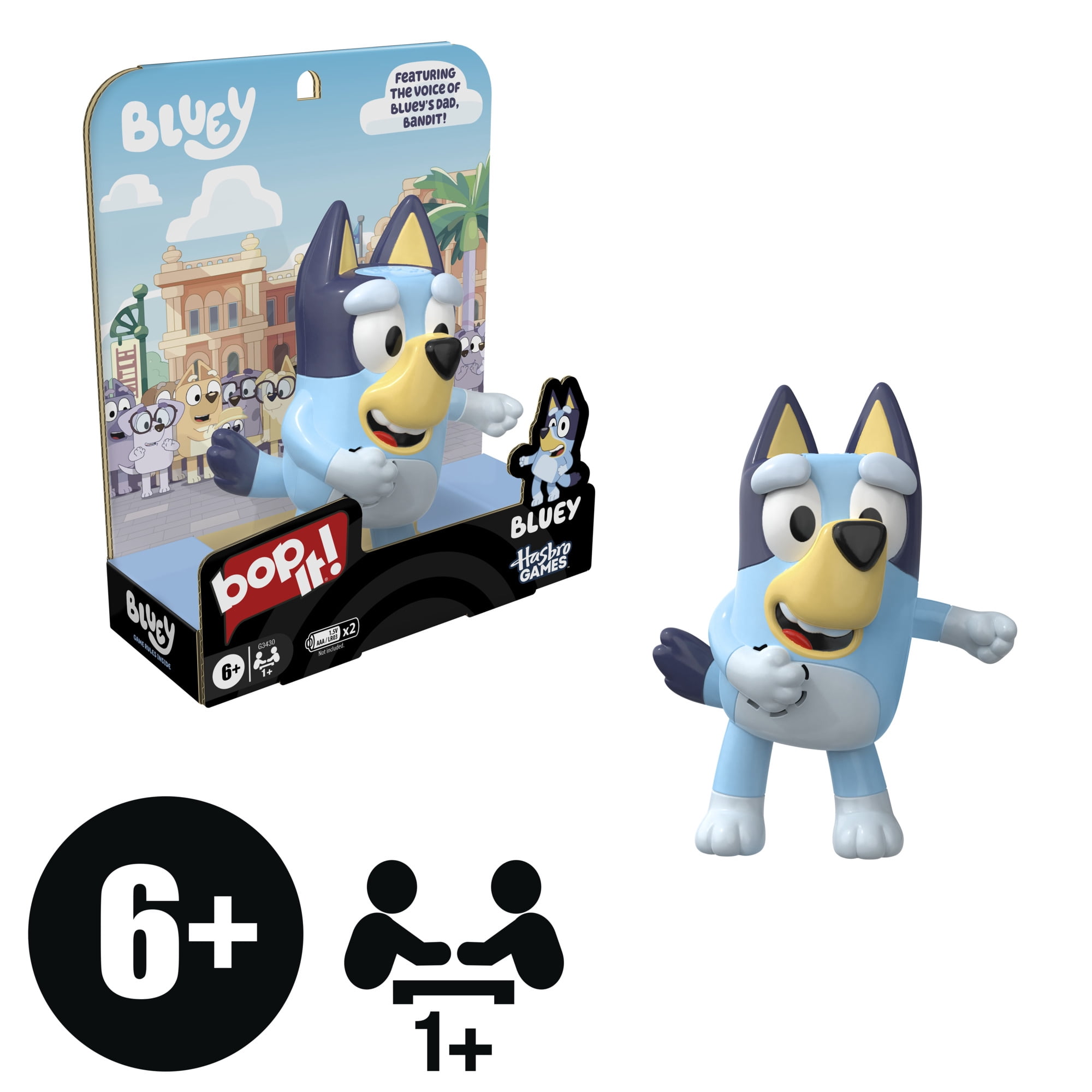 Bop It! Bluey Edition Game, Officially Licensed Bluey Games for Kids, 6+