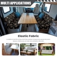 thumbnail image 3 of Uorisanigo RV Dinette Cushion Covers Leopard Paw Print Camper Seat Covers Dinette Booth, Replacement Couch Cushion Slipcovers Washable Camper Accessories Fits RV Bench Seat, 3 of 7