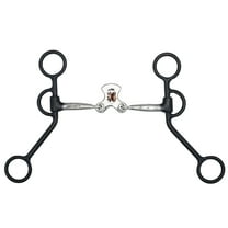 Showman Argentine Shank Bit w/ Double Copper Rollers