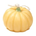 thumbnail image 2 of Fllostpr Halloween 2PC Wax Pumpkin Scented Candle, Yellow Handmade Aromatherapy Candle for Home Cafe Party Table Desk Indoor, 2.5x1.7", 2 of 7