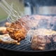 thumbnail image 5 of Tongos para Salchichas, Tenedores de Carne Asada, Acero Inoxidable, Tacos de Carne Asada, para Asado, Portátiles, Metálicos, para Patio, 5 of 9