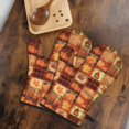 thumbnail image 5 of Cute Oven Mitts,Fall Pumpkins and Autumn Leaves Pattern Oven Mitt 2-Pack Set,Kitchen Gloves for Oven,Heat Resistant Oven Mitts 7.7"x12", 5 of 7