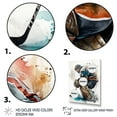thumbnail image 3 of Designart Hockey Goalie During Game V Canvas Wall Art, 3 of 5