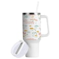 thumbnail image 2 of 40 Oz Car Handle Water Bottle Water Cup Water Bottle Water Jug Coffee Cup Travel Water Bottle Cool Cartoon Rainbow Pony, 2 of 8