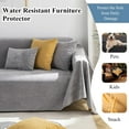 thumbnail image 3 of Yumcute Waterproof Sofa Covers for Dogs 100% Water Resistant Slipcover Furniture Protector for 3 Cushion Couch Thick Sectional Couch Covers Living Room Non-Slip, 3 of 18