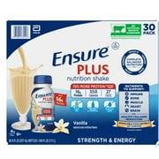 Ensure Plus Nutrition Shake, Vanilla, 8 fl. oz, 30-pack