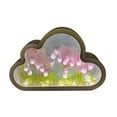 thumbnail image 2 of Handmade Diy Cloud Flower Sea Night Light Creative Light Atmosphere Light, 2 of 3