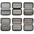 thumbnail image 2 of Portable Game Card Storage Case for Nintendo Switch & PS Vita Holds 80 Cards, Durable Hard Shell, Black, 2 of 3