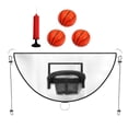thumbnail image 4 of Almencla Basketball Hoop for Trampoline Goal Game Sturdy for Dunking Basketball Stand white, 4 of 7