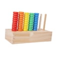 thumbnail image 4 of Juego de anillos apilables y clasificadores de colores para niños de 1, 2 y 3 años. Juguete sensorial práctico y fácil de usar para el desarrollo, 4 of 9