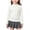 White, variant on StSilkitty Ruffle Mock Neck Sweaters for Girls Long Sleeve Pullover Tops Fall Winter Lightweight Casual Fashion Outfits