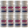 Diphenhydramine 25 mg Generic Benadryl Allergy Medicine and Antihistamine 100 Minitabs per Bottle PACK of 8