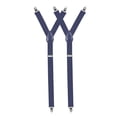 thumbnail image 1 of Hold'Em Improved Shirt Stays for Men Adjustable Elastic Y-style-Navy, 1 of 7