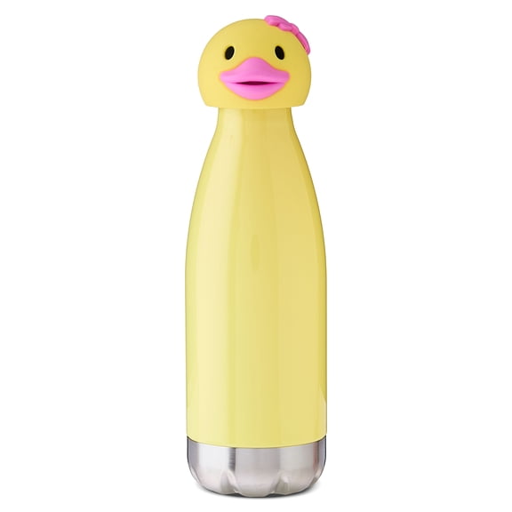 Plastic Duck Sport Bottle, Yellow, 18 fl oz, Easter by Way To Celebrate