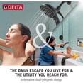 thumbnail image 3 of Delta Faucet Albion 14 Series Single-Handle Shower Faucet, Gold Shower Trim Kit with 4-Setting In2ition 2-in-1 Dual Hand Held Shower Head with Hose, Champagne Bronze (Valve Not Included), 3 of 7