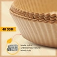 thumbnail image 5 of 125Pcs 8” Round Air Fryer Paper Liners,Disposable Liners for 5-8 qt Basket, 5 of 8