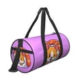 thumbnail image 3 of Haiem Corgi In Sushi Roll Pattern Gym Bag for Women Men, Waterproof Travel Duffel Bags, Personal Item Travel Bag Weekender Bag with Shoes Compartment & Wet Pocket, 3 of 8