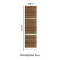 thumbnail image 4 of Despensero Alacena Multiuso Organizador Madesa 3 Puertas BM, 4 of 5