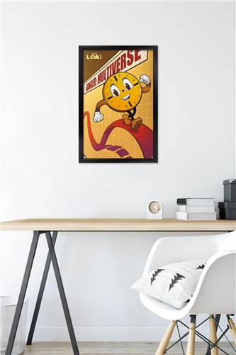 Marvel Loki: Season 2 - Miss Minutes Danger: Multiverse Wall Poster, 14.725" x 22.375" Framed