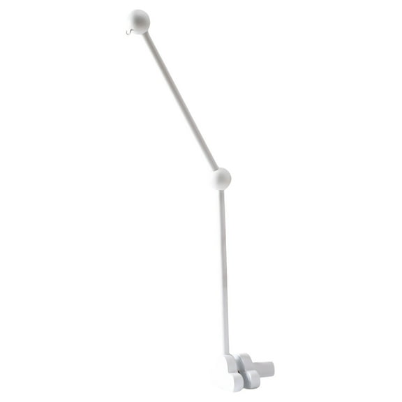 360 Rotating Wooden Crib Mobile Hanger with Adjustable Set and Elegant Cloud Design for Nursery