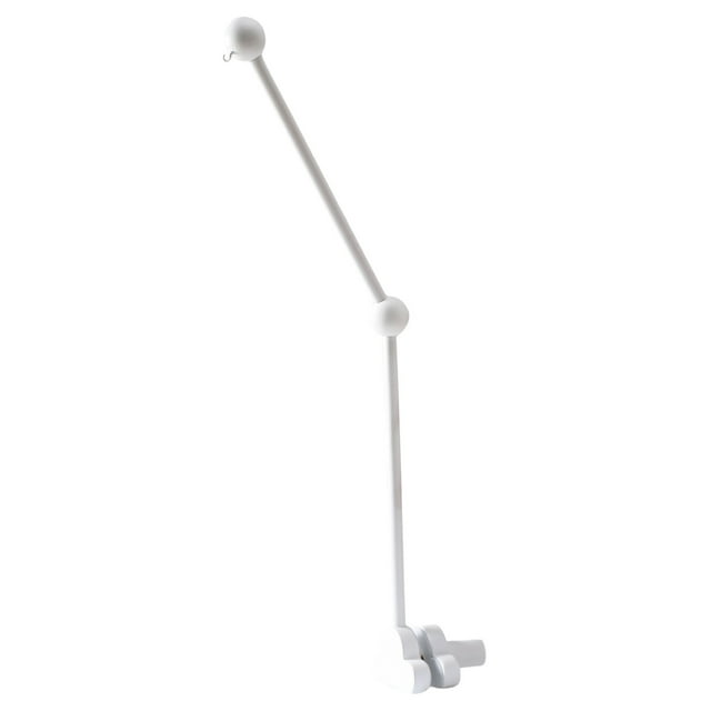 360° Rotating Mobile Hanger For Crib Wooden Mobile Arm For Crib White Mobile Arm For Crib Cloud Design Adjustable Crib Accessories Set Display Racks for Craft Shows And Blow Kids Book Suction Cup