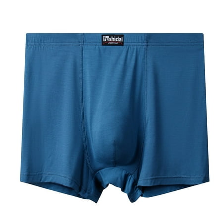 New & Trending  Men s Plus-Size Seamless Boxers  Breathable Cotton  Soft Seamless Waistband  Comfort Fit  Underwear for Work  Casual  Daily Wear  Seamless Seamless Design | Sky Blue 11XL  Sopatenor