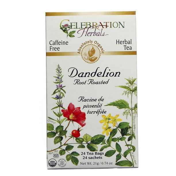 Celebration Herbals Dandelion Root Roasted Tea Organic, 24 Ct Walmart
