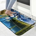 Shiartex Mountain Lake Blue Sky Trees Kitchen Door Mats for Home