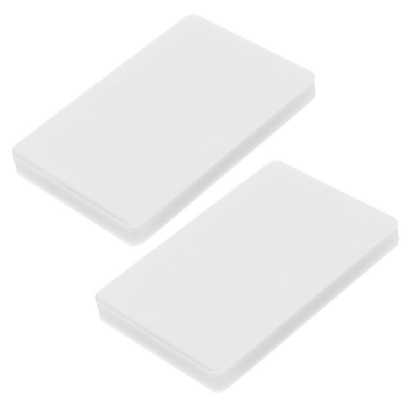 PartyKindom 200Pcs Transparent Laminating Sheets for Photo Protection Sturdy Plastic Sheets