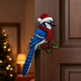 thumbnail image 2 of Lucahom Wooden Bird Door Topper, Adorable Bird Shape Corner Decor, Handcrafted Collection for Doorways, Shelves & Frame Corners, Gift for Nature & Birds Lovers, 2 of 6