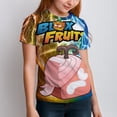thumbnail image 4 of Kids Blox Fruit T-Shirts, Youth PainFruit T-Shirts, Casual Crew Neck Shirts for Boys Girls, Fashion 3D Print Short Sleeve Tee, 4 of 9