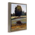 thumbnail image 3 of Stupell Industries Grazing Cattle Pasture with Tree Brown Framed Floater Canvas Wall Art design by Kent Lovelace, 25 x 25, 3 of 9