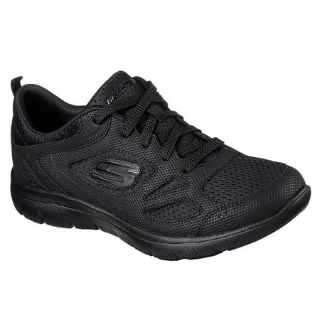 Skechers Summits Suited Women's Casual Shoes, Black, 9.5