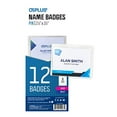 thumbnail image 5 of OS Plus Horizontal Top-Loading ID Name Badge Card Holder Protector, 12 Pack, 5 of 8