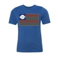 thumbnail image 2 of USA Flag Grill T-shirt, Kids 4th of July Shirts, Youth Graphic T-shirts - Royal MH200YPATRIOT S10 S, 2 of 3