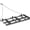 Gray | 48x20 inches, variant on 4 Ft Drag Harrow Driveway Grader with 6 Ft Chain Heavy Duty Driveway Drag Tow Behind Lawn Rake for ATV UTV Tractor Mower Lawn Leveling Tool Gravel Sand Soil Hay Grey