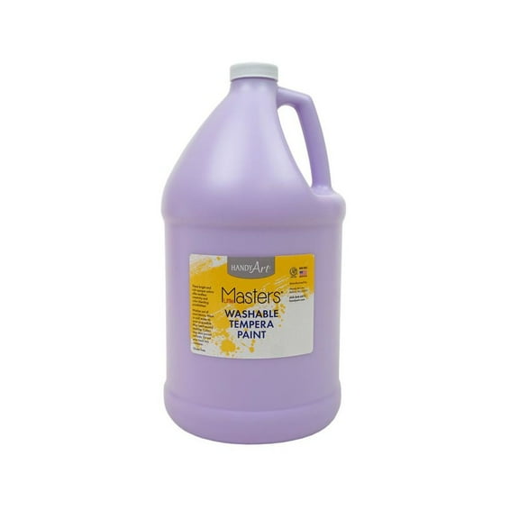 Rock Paint Distributing RPC214738 Gallon Washable Tempera Paint Little Masters, Light Purple
